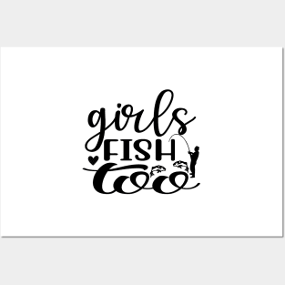 Wishing I Was Fishing - Less Talk More Fishing - Gift For Fishing Lovers, Fisherman - Black And White Simple Font Posters and Art